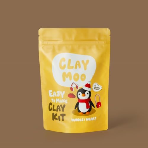 Penguin Clay Kit – Air Dry Foam Clay Craft for Adults & Teens - Image 3