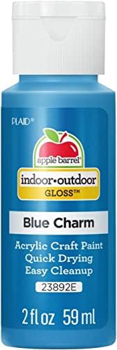Apple Barrel Gloss Acrylic Craft Paint, 2 oz, Blue Charm by AppleBarrel