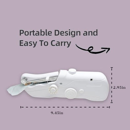 Hand-held sewing machine, mini portable fast electric sewing machine, easy for beginners and adults to use, hand-held sewing device for fast sewing is suitable for DIY home travel. - Image 4