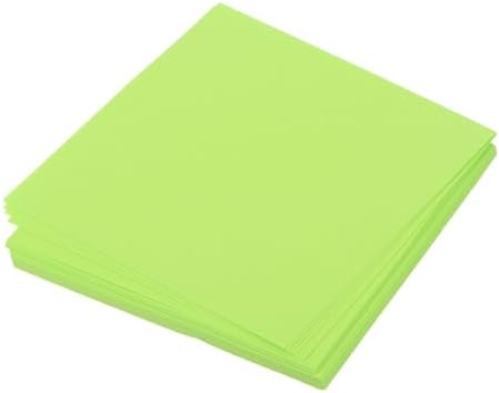 MECCANIXITY 50 Sheet Origami Paper Double Sided Fluorescent Green 2x2 Inch Square Sheet for Art Craft Project, Beginners, Gifts Decor by MECCANIXITY