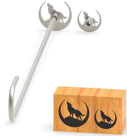Branding Iron for Wood, Leather Branding Stamp 2Pcs Set (027#) by PKPKAUT