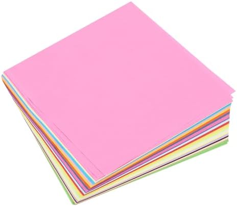 MECCANIXITY 100 Sheet Origami Paper Double Sided 20 Colors 5.1 x 5.1 Inch Square Sheet for Art Craft Project, Beginners, Gifts Decor by MECCANIXITY