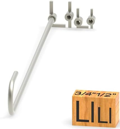 4Pcs Letters Branding Iron for Wood, Leather Branding Stamp (L l) by PKPKAUT