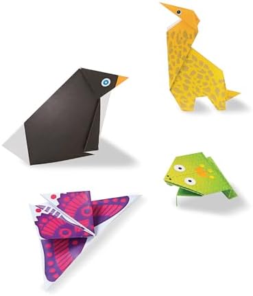 Melissa & Doug On The Go Origami Animals Craft Activity Set - 38 Stickers, 40 Origami Papers - Image 4