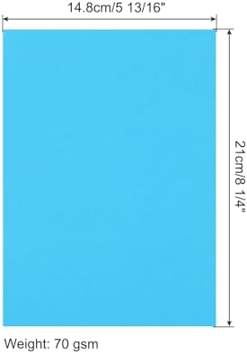MECCANIXITY 100 Sheet Origami Paper Double Sided Lake Blue 8.3 x 5.8 Inch Square Sheet for Art Craft Project, Beginners, Gifts Decor - Image 2