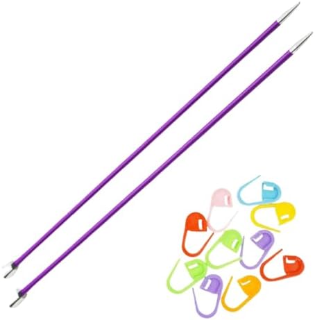 KnitPro Zing 10-Inch US 7 (4.5mm) Straight Single Point Knitting Needles by KnitPro