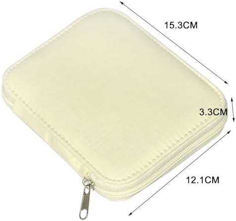 Sewing Kit with Case Portable Sewing Supplies for Home Traveler, Adults, Beginner, Emergency, Contains 18 Sewing Thread, Scissors, Needles, Measure etc,Off White - Image 4