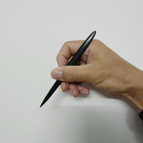 1 PCS Polymer Clay Needle Tools, Stainless Steel Scoring Sculpting Modeling Carving Tools for Feather Wire Texture Model Air Dry Clay Ceramic & Pottery Art Tool Supplies/5.8x0.39Inch/Black - Image 3