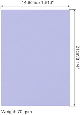MECCANIXITY 100 Sheet Origami Paper Double Sided Light Purple 8.3 x 5.8 Inch Square Sheet for Art Craft Project, Beginners, Gifts Decor - Image 2