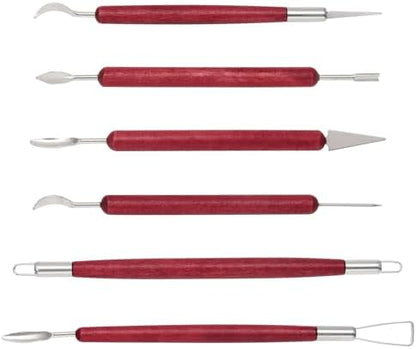 suiwotin 6pcs Clay Sculpting Tools Set, Pottery Trimming Tools by suiwotin