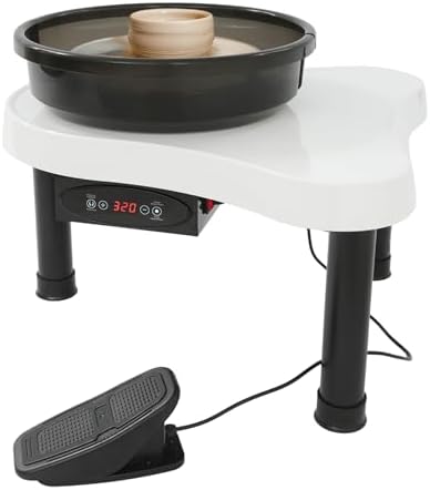 12.6in/32cm Pottery Wheel for Adult Electric Pottery Set with Foot Pedal by Unknown