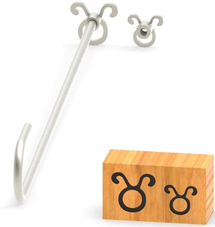 Branding Iron for Wood, Leather Branding Stamp 2Pcs Set (164#) by PKPKAUT