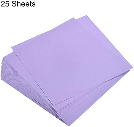 MECCANIXITY 25 Sheets 8x8 Inch(20x20cm) Origami Paper Double Sided Light Purple Square Sheet for Art Craft Project, Beginners, Gifts Decor - Image 3