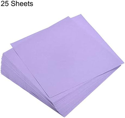 MECCANIXITY 25 Sheets 8x8 Inch(20x20cm) Origami Paper Double Sided Light Purple Square Sheet for Art Craft Project, Beginners, Gifts Decor - Image 3