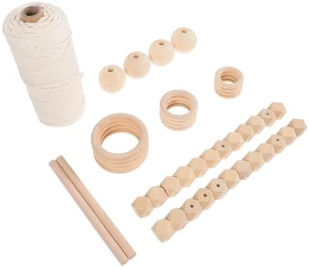 ERINGOGO Tapestry Accessory Kit Macrame Kit for Adults Diy Wall Hanging Macrame Decor Home Craft Relaxing Craft by HOME