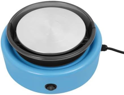 Mini Pottery Wheel Machine Complete Set, Ceramic Machine with Pedal Speed 0-160rpm, Splash-Proof Bowl, Low Noise, Removable Turntable and Splash Guard Bowl for Home Craft Room Blue - Image 4