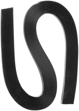 PATIKIL 120pcs Quilling Strips Paper 3/8"(10mm) 54cm Origami Paper Quilling Strip for Art DIY Hand Craft Christmas, Black by PATIKIL