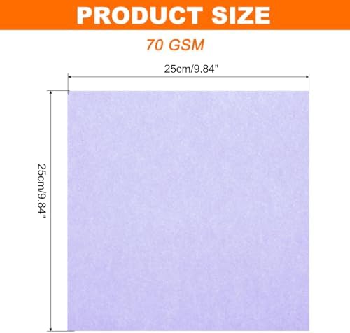 MECCANIXITY 75 Sheet Origami Paper Double Sided 10x10" Light Purple - Image 2