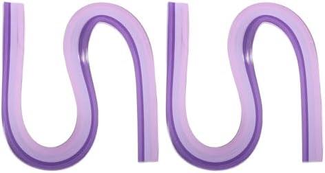 PATIKIL 540 x 10mm Rainbow Quilling Strips Paper,240 Pcs Origami Paper Quilling Strip for Art DIY Hand Craft Christmas, Gradient Purple by PATIKIL