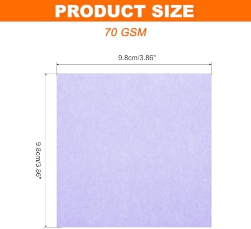 MECCANIXITY 75 Sheet Origami Paper Double Sided 4x4" Light Purple - Image 2
