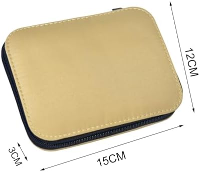 Sewing Kit with Case Portable Sewing Supplies for Home Traveler, Adults, Beginner, Emergency, Contains 18 Sewing Thread, Scissors, Needles, Measure etc,Very Light Tan - Image 4
