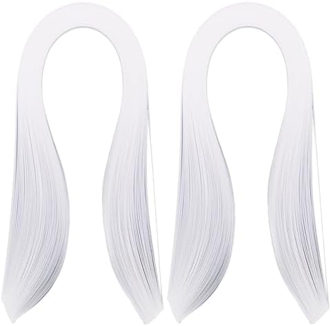 Acoeitl Quilling Paper Strips 240 Strips White Paper Quilling Set Width 3mm Length 54cm Quilling Supplies DIY Quilling Paper Quilling Art Strip for Crafts (2 Pack) by Unknown