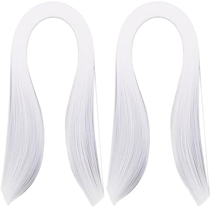 Acoeitl Quilling Paper Strips 240 Strips White Paper Quilling Set Width 3mm Length 54cm Quilling Supplies DIY Quilling Paper Quilling Art Strip for Crafts (2 Pack) by Unknown