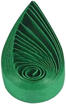 ODETOJOY Quilling Paper Strips 10mm Red Black Yellow Pink Green Purple White for Crafts Star Origami Paper Quilling Supplies Strip 3/8inch 1cm-120pcs, 54cm (Emerald) by ODETOJOY