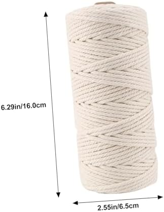 HOLIDYOYO DIY Macrame Kit for Adults Handmade Tapestry Supplies 100% Cotton Rope Creative Wall Hanging Decor for Beginners and Home Adornment - Image 2
