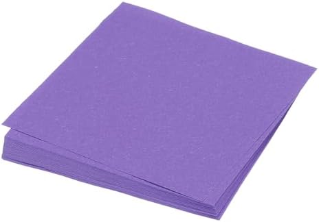 MECCANIXITY 50 Sheet Origami Paper Double Sided Deep Purple 5.5x5.5 Inch Square Sheet for Art Craft Project, Beginners, Gifts Decor by MECCANIXITY