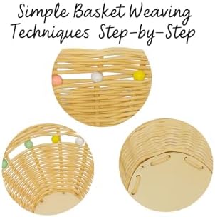 PEDDIG SHOP Beaded Basket Weaving Kit – DIY Rattan Craft Set for Beginners & Adults – Complete Basket Making Kit with Wooden Beading & Step-by-Step Guide - Image 4