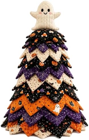 DIY Quilted Christmas Tree Kit, 3D Padded Fabric Sewing Craft Set (Ghost) by Unknown
