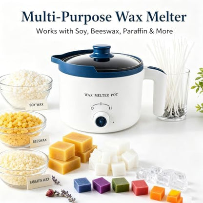 KQU Electric Wax Melting Pot with Non-Touch Thermometer(Without Battery) - Image 7