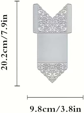 Lapoo Tool Metal Cutting Die for Scrapbooking - Durable, Cut Stencils for DIY Scrapbook Photo Album Decorative Paper Card, Card Making Supplies, Embossing (Envelope 8 x 3.9 in) - Image 4