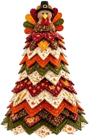 DIY Quilted Christmas Tree Kit, 3D Padded Fabric Sewing Craft Set (Chick) by Unknown