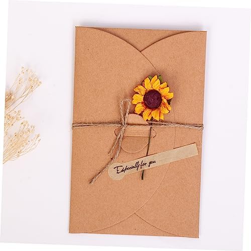 NUOBESTY 12-piece Vintage Kraft Diy Greeting Card Kit Holiday Card Making Supplies - Image 2