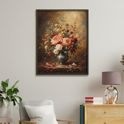 Bozfoxa Paint by Numbers Kit for Adults Beginner Autumn Floral Vase - Image 4