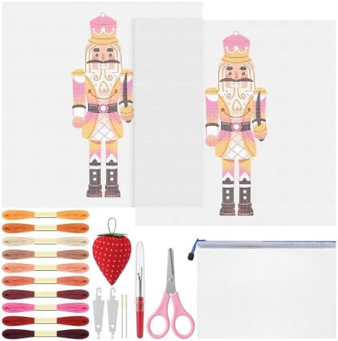 XunYee Needlepoint Canvas Kit, Nutcracker Soldier by XunYee