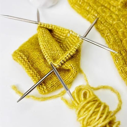 3Pcs Size US 0 (2mm) 9-inch (23cm) Double-Pointed Flexible Circular Needles，Handmade DIY Projects Like Sweater, Scarf, Gloves, ect - Image 5