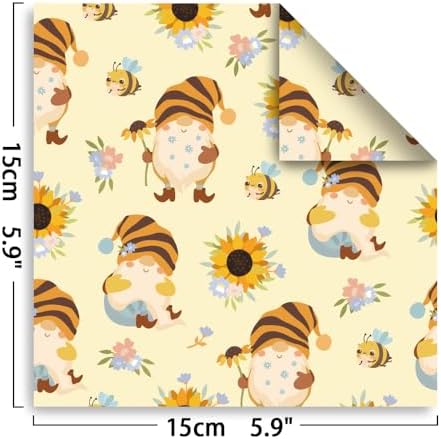 6x6" Origami Paper,100Sheets Double Sided Colored Paper,Square Craft Paper - Image 2