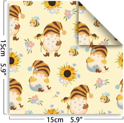6x6" Origami Paper,100Sheets Double Sided Colored Paper,Square Craft Paper - Image 2