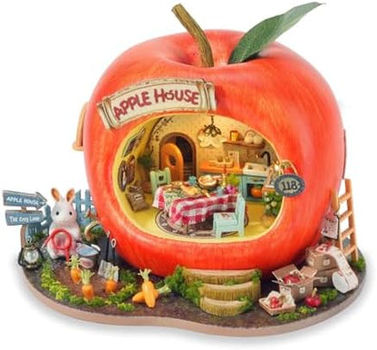 DIY Miniature House Kit with Furniture for Kids Teens Adults Aged 14+ by TuKIIE