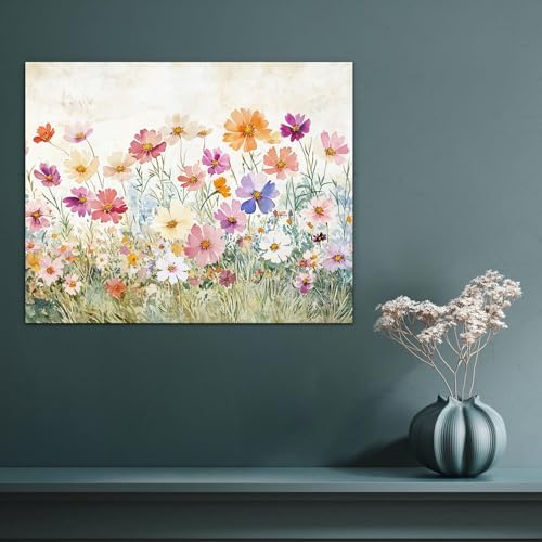 Banket Floral Paint by Numbers Kit for Adults Beginner DIY Painting Kits for Adults Flowers Easy Adult Paint by Number Kits on Canvas Color by Numbers for Gifts Home Wall Decor 16x20 Inch - Image 2