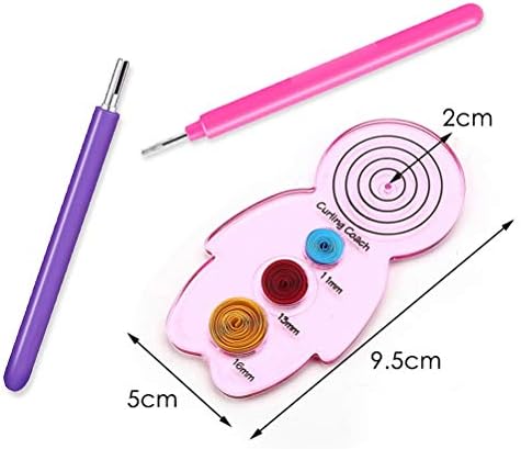 12 Pack Paper Quilling Tools Set, Slotted Needle Pens with Tweezers - Image 5