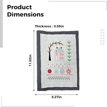 Chewtoyo Stitching Book Kit, Linen Fabric, English Instructions, Adults - Image 3