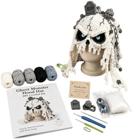 Fantasy Hood Hat DIY Crochet Kit Series for Beginners (White) - Image 7