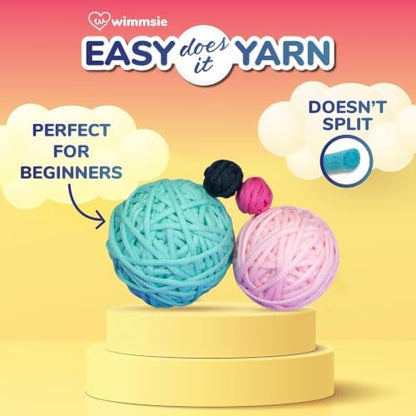 Wimmsie Crochet Animal Kit for Beginners - Easy Granny Square Crochet Kit for Beginners Kids & Adults - Cute Amigurumi Heart Bunny Keychain & Mini Heart Purse - Step by Step Video Tutorials - Image 3