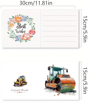 DDGYP DIY Diamond Art Kits for Adults, Greeting Cards for Holiday Birthday - Image 2