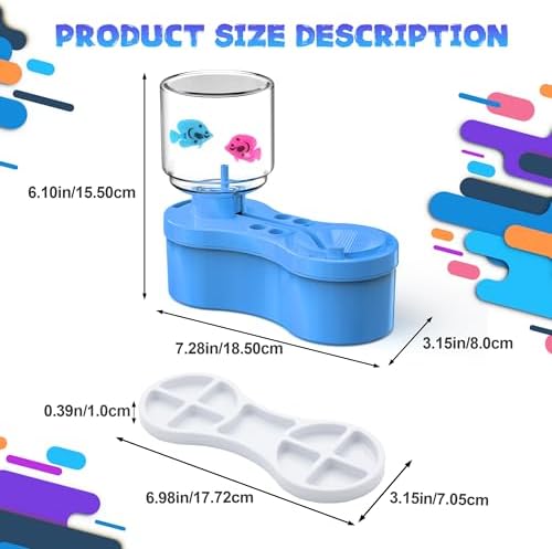 Paint Brush Cleaners, with Paint Palette and Brush Holder for Watercolor/Oil Acrylic and Water-Based Paints, Portable Paint Station & Rinsing Tool,Gift for Kids/Adults/Artist/Beginners Blue - Image 6