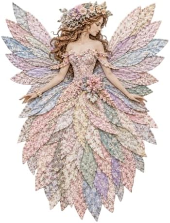 WGOHNUAHA Fairy Patchwork DIY Kit, DIY Flower Fairies Patchwork Sewing Kit by Unknown